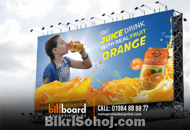 Billboard Advertising for brand promotion.